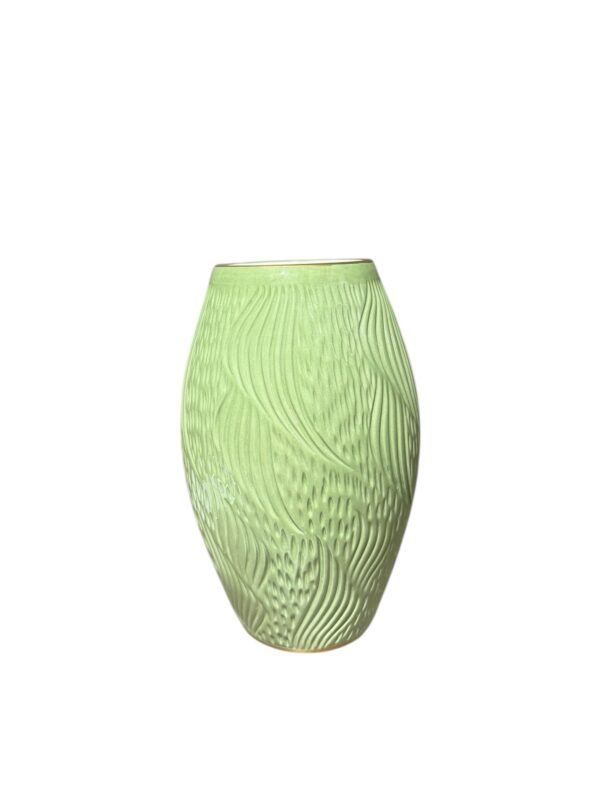 Verde Textured Vazo